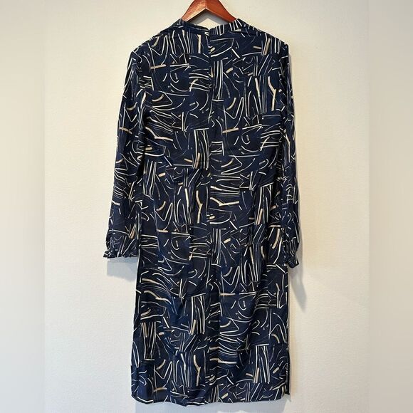 St.John Collection 100% Silk artistic style Dress size S - Picture 7 of 12
